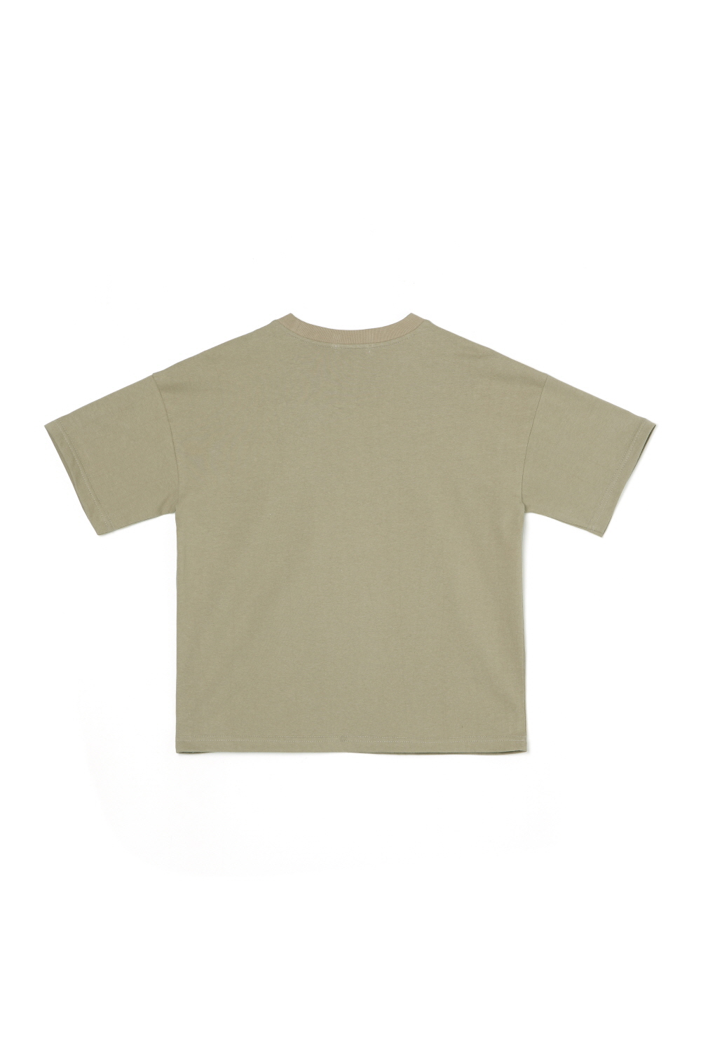 반팔 티셔츠 아이보리 색상 이미지-S1L6